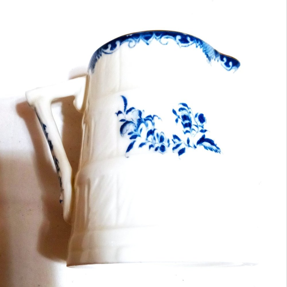 Royal Worchester Blue Floral Creamer